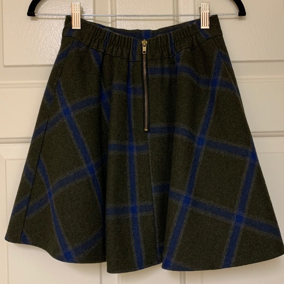 🎃Vintage Plaid Wool schoolgirl skirt - Picture 5 of 5